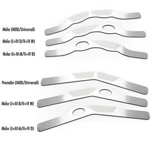 OptraMatrix matrice molarne I+III M/II+IV D refill 50kom